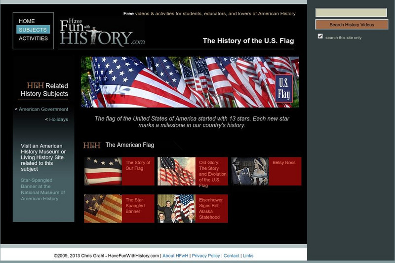 Have Fun With History: History of the u.s. Flag Unit Plan Have Fun With History: History of the u.s. Flag Unit Plan