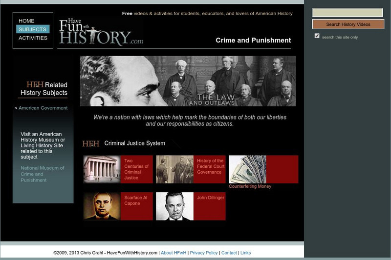 Have Fun With History: Crime and Punishment Unit Plan