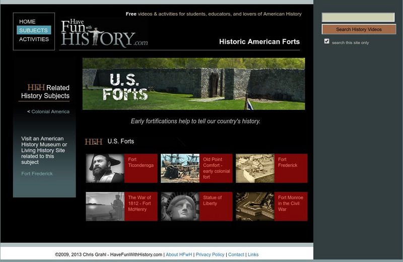 Have Fun With History: Historic American Forts Unit Plan