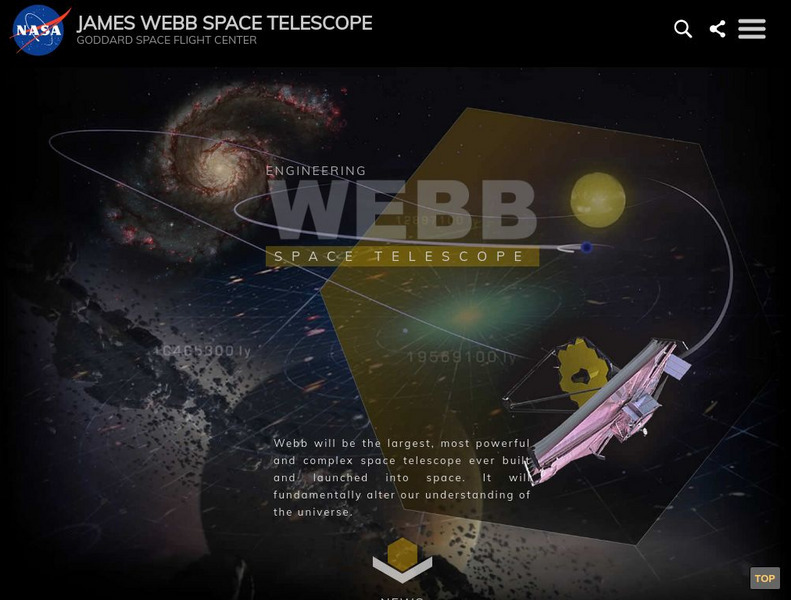 Nasa: James Webb Space Telescope Website Nasa: James Webb Space Telescope Website