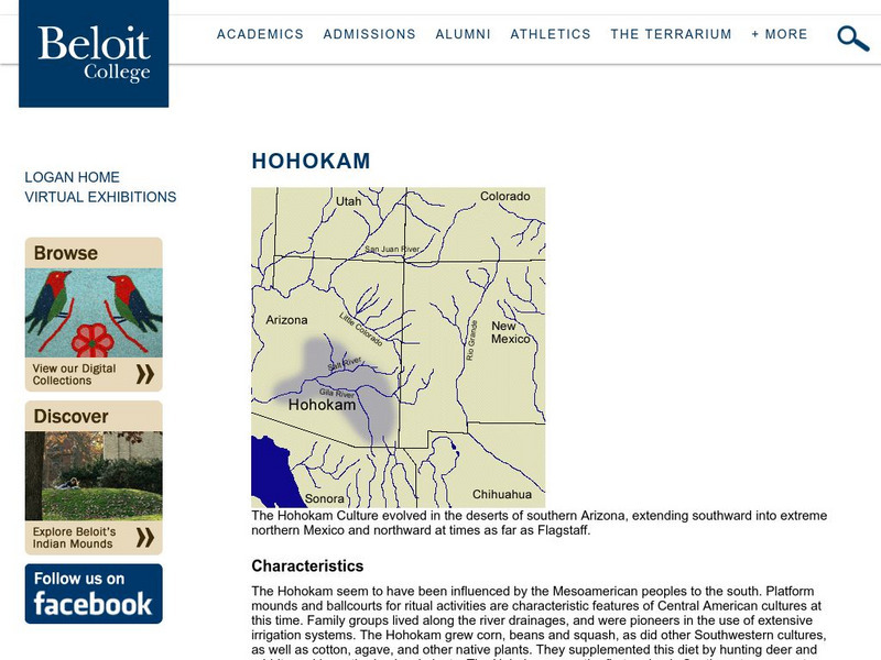 Logan Museum of Anthropology: Hohokam Graphic Logan Museum of Anthropology: Hohokam Graphic