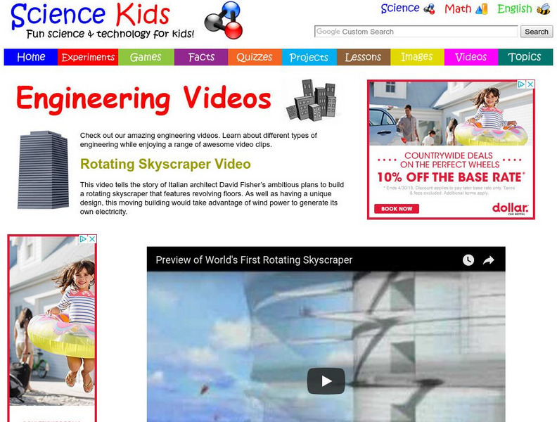 Science Kids: Engineering Videos: Rotating Skyscraper Video Instructional Video