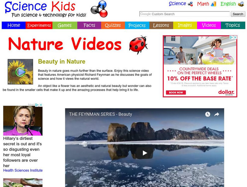 Science Kids: Nature Videos: Beauty in Nature Instructional Video Science Kids: Nature Videos: Beauty in Nature Instructional Video