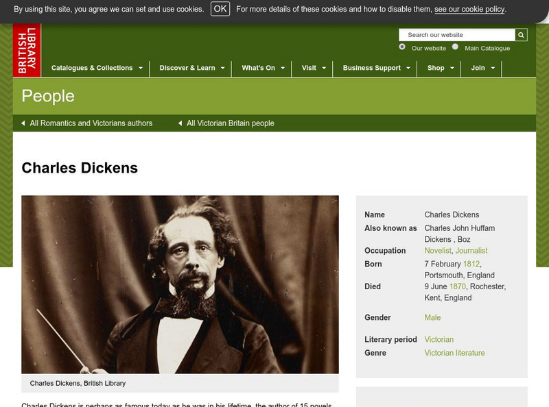 British Library: Language & Literature: Dickens in Context Website British Library: Language & Literature: Dickens in Context Website