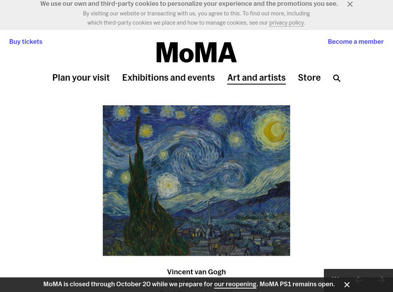 Mo Ma: "The Starry Night" by Vincent Van Gogh Website Mo Ma: "The Starry Night" by Vincent Van Gogh Website