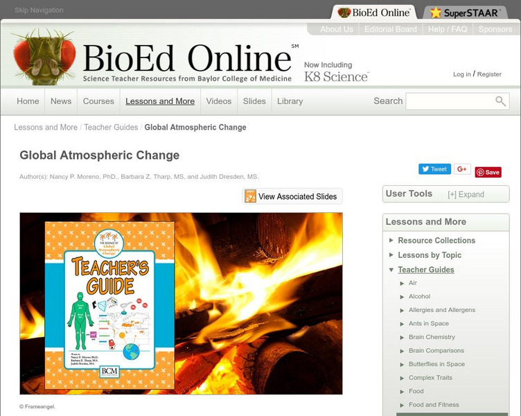Bio Ed Online: Global Atmospheric Change Lesson Plan Bio Ed Online: Global Atmospheric Change Lesson Plan