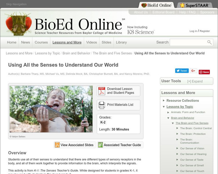 Bio Ed Online: Using All Our Sources to Understand Our World Lesson Plan Bio Ed Online: Using All Our Sources to Understand Our World Lesson Plan