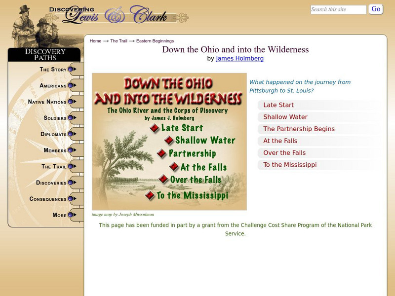 Discovering Lewis & Clark: Down the Ohio and Into the Wilderness Website Discovering Lewis & Clark: Down the Ohio and Into the Wilderness Website