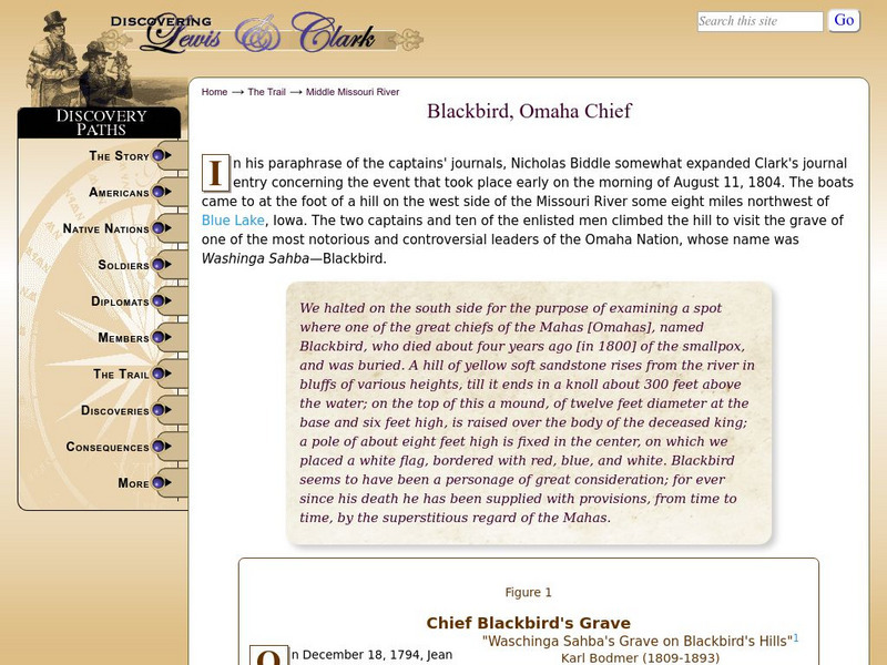 Discovering Lewis & Clark: Blackbird Hill, Nebraska Article Discovering Lewis & Clark: Blackbird Hill, Nebraska Article