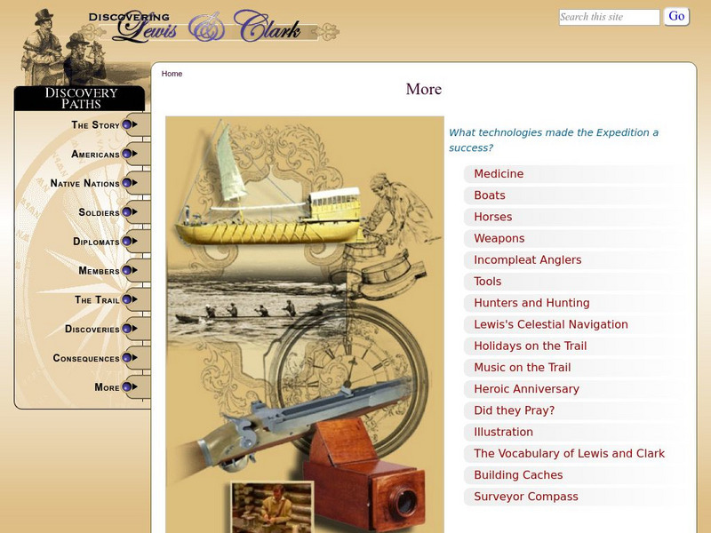 Discovering Lewis & Clark: Technology Article Discovering Lewis & Clark: Technology Article
