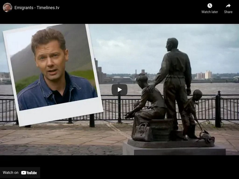 Timelines Tv: History of Britain: Nations & Empire: Emigrants: 1800 1850 Instructional Video