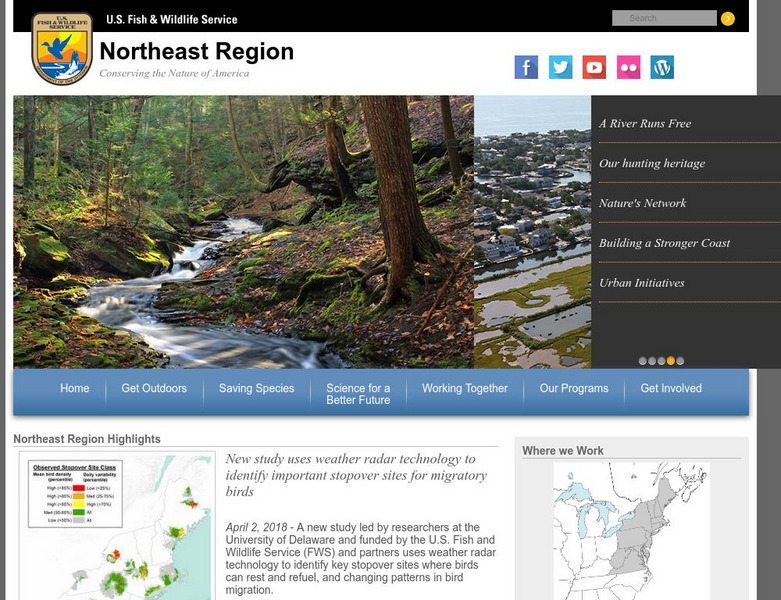 Us Fish & Wildlife Service: Northeast Region Website