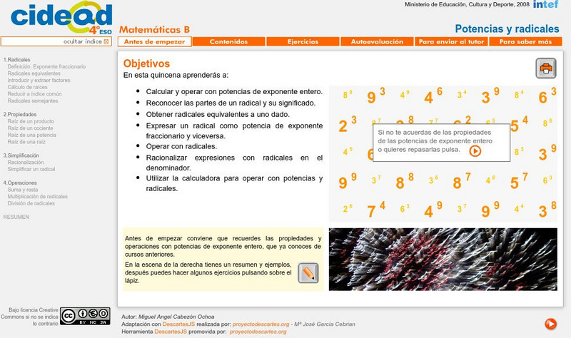 Ministerio De Educacion: Potencias Y Radicales Unit Plan Ministerio De Educacion: Potencias Y Radicales Unit Plan