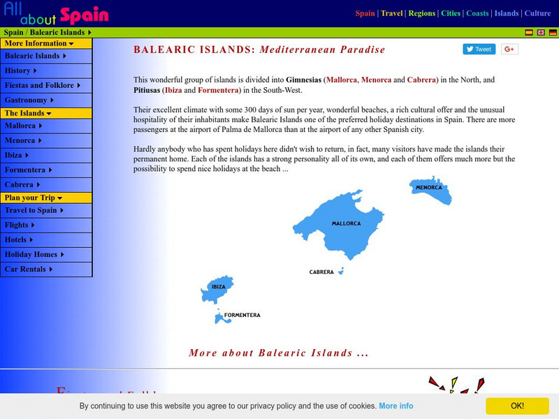 All About Spain: Balearic Islands Website