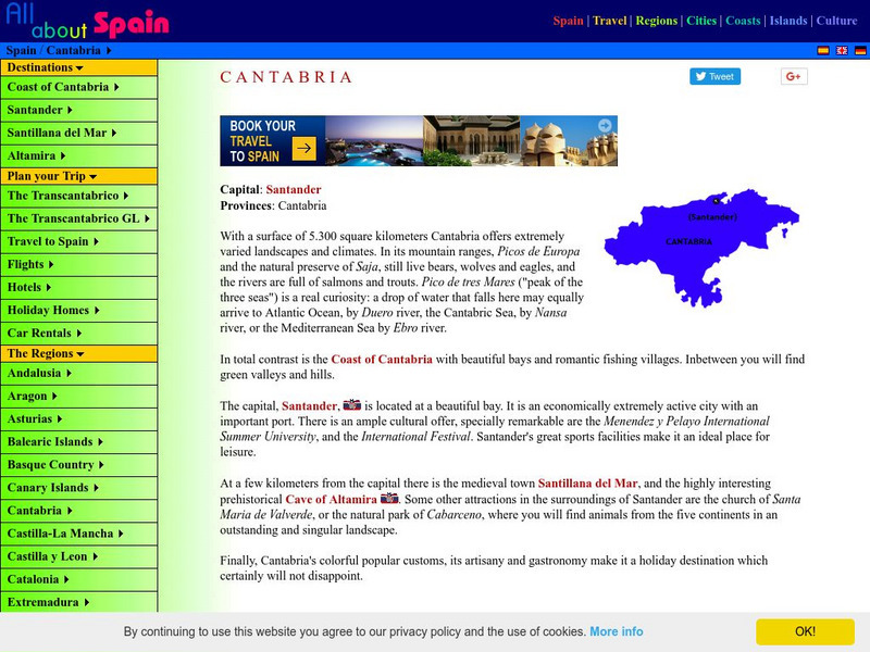 All About Spain: Cantabria Activity