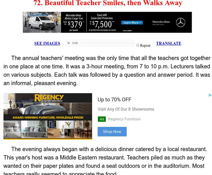 Esl: English for Intermediate Learners (2): Beautiful Teachers Smiles Unit Plan Esl: English for Intermediate Learners (2): Beautiful Teachers Smiles Unit Plan