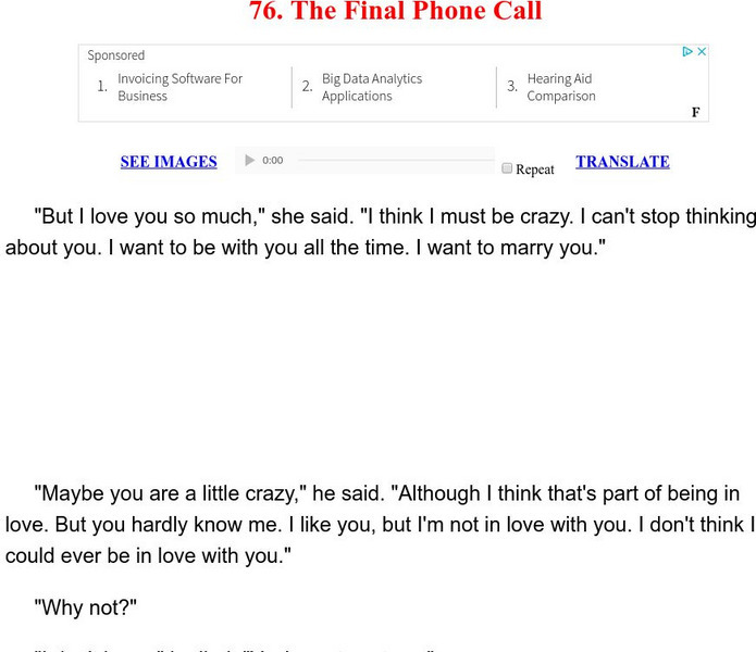 Esl: English for Intermediate Learners (2): The Final Phone Call Unit Plan Esl: English for Intermediate Learners (2): The Final Phone Call Unit Plan