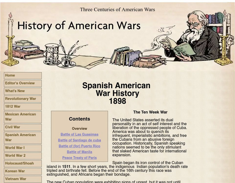 History of American Wars: Spanish American War History Website History of American Wars: Spanish American War History Website