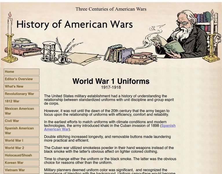 History of American Wars: World War I Uniforms 1917 1918 Website