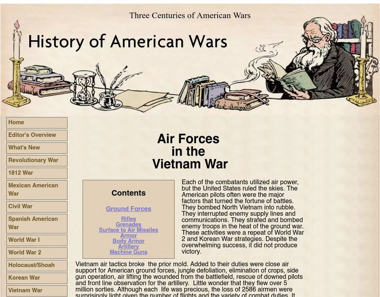 History of American Wars: Air Forces in the Vietnam War Website History of American Wars: Air Forces in the Vietnam War Website