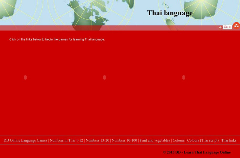 Digital Dialects: Thai Language Interactive