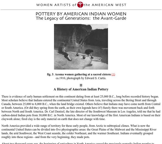 Purdue University: Pottery by American Indian Women Website Purdue University: Pottery by American Indian Women Website