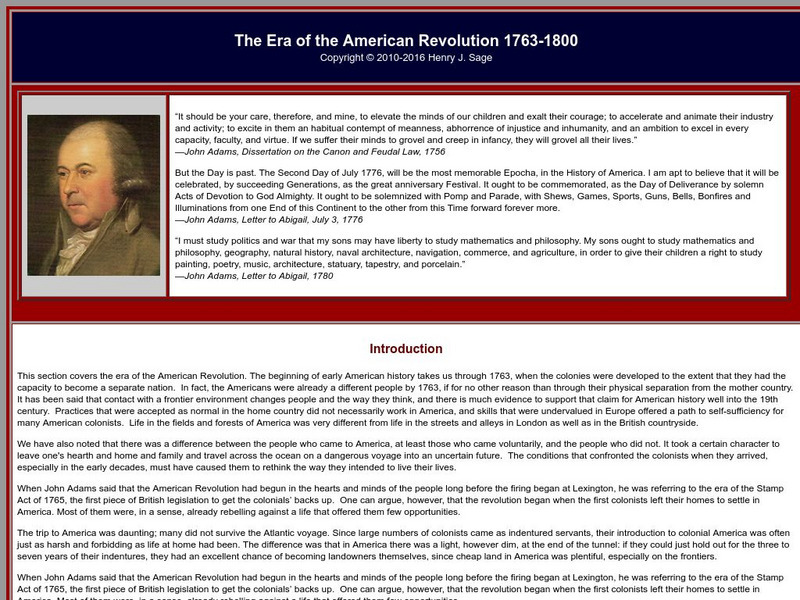 Sage American History: The Era of the American Revolution 1763 1783 eBook Sage American History: The Era of the American Revolution 1763 1783 eBook
