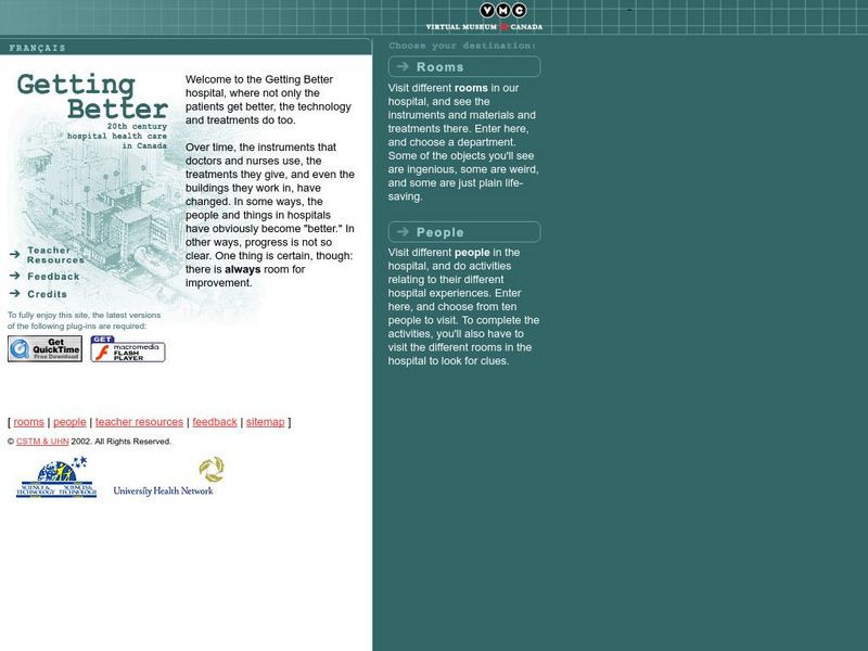 Virtual Museum of Canada: Getting Better Website Virtual Museum of Canada: Getting Better Website