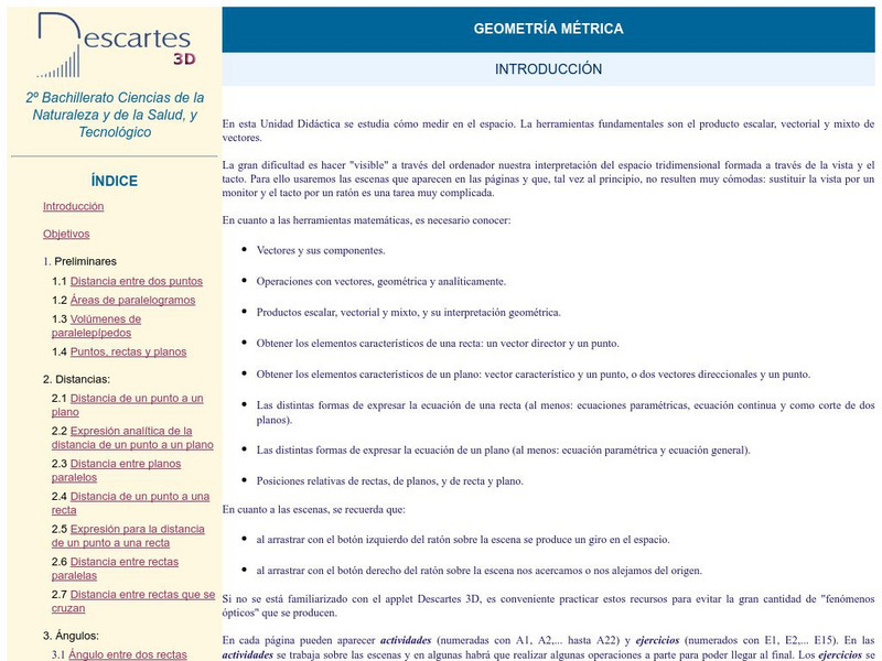 Ministerio De Educacion Y Ciencia: Geometria Metrica Interactive Ministerio De Educacion Y Ciencia: Geometria Metrica Interactive