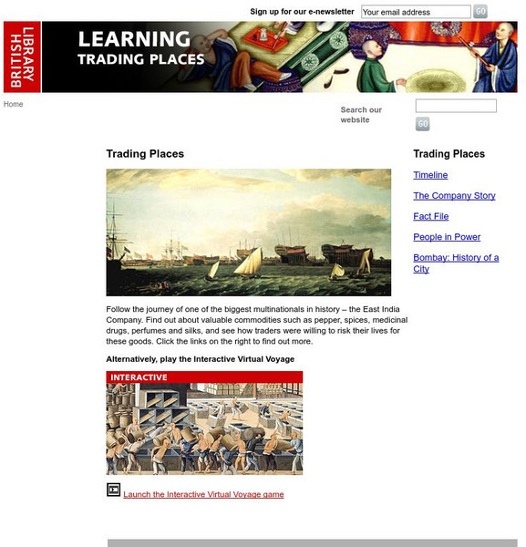 British Library: Trading Places (The East India Company) Interactive British Library: Trading Places (The East India Company) Interactive