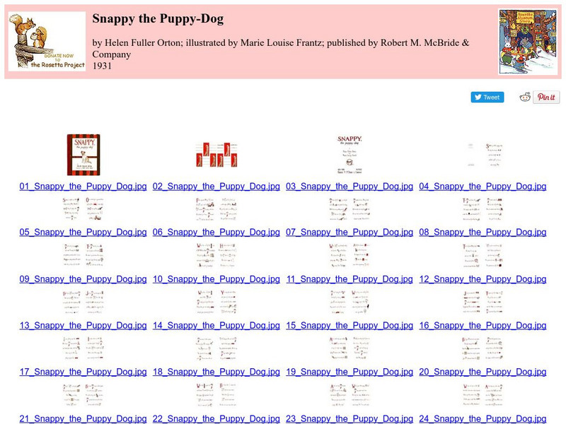 Children's Books Online: Snappy the Puppy Dog eBook Children's Books Online: Snappy the Puppy Dog eBook