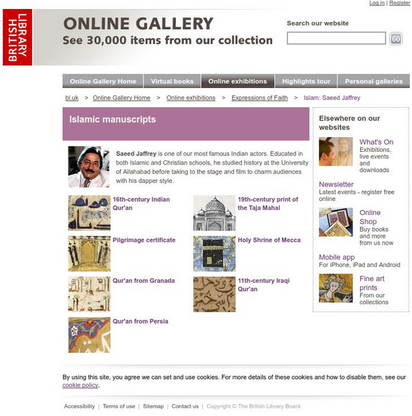 British Library: Expressions of Faith: Islamic Manuscripts Graphic British Library: Expressions of Faith: Islamic Manuscripts Graphic