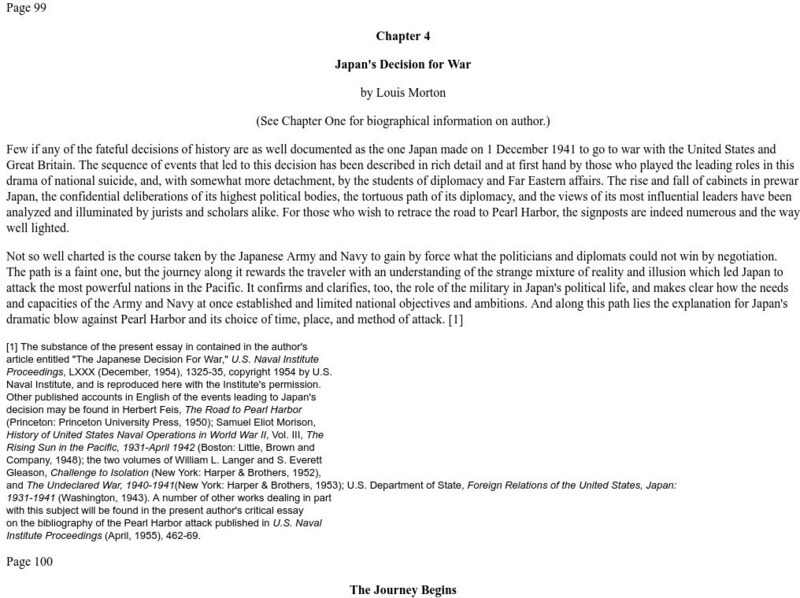 U.s. Army Center of Military History: Japan's Decision for War eBook U.s. Army Center of Military History: Japan's Decision for War eBook