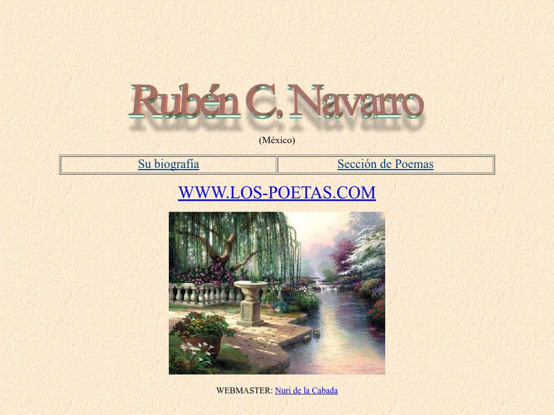 Los Poetas: Ruben C. Navarro Website