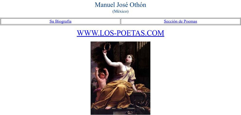 Los Poetas: Manuel Jose Othon Website