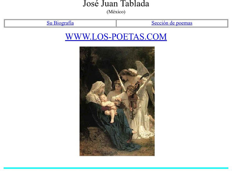 Los Poetas: Jose Juan Tablada Website