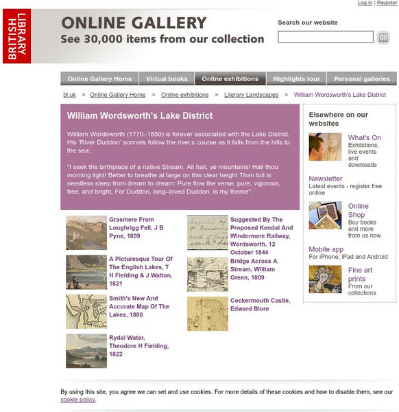 British Library: William Wordsworth's Lake District Website British Library: William Wordsworth's Lake District Website