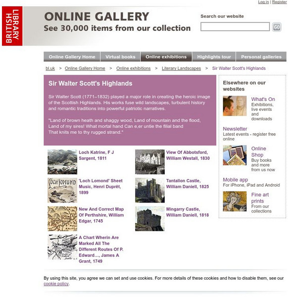 British Library: Sir Walter Scott's Highlands Graphic British Library: Sir Walter Scott's Highlands Graphic