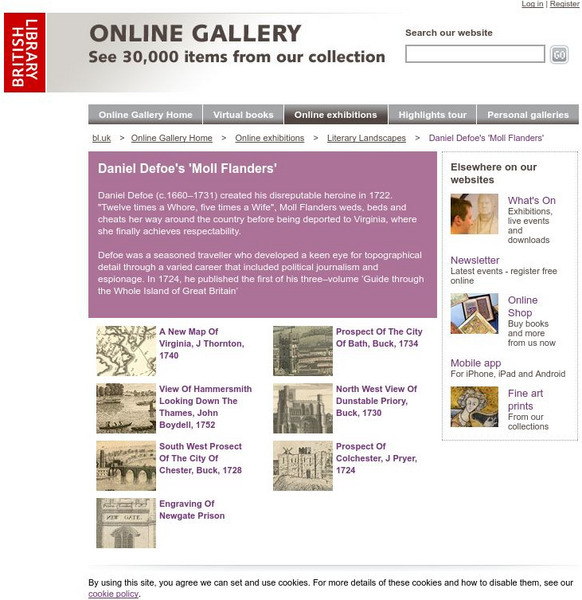 British Library: Daniel Defoe's 'Moll Flanders' Website British Library: Daniel Defoe's 'Moll Flanders' Website