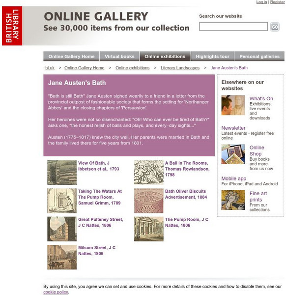 British Library: Jane Austen's Bath Graphic British Library: Jane Austen's Bath Graphic