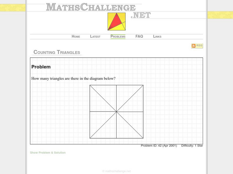 Maths challenge.net: Tri Angles Activity