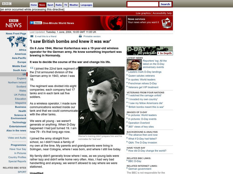 Bbc: "I Saw British Bombs and Knew It Was War" Primary Bbc: "I Saw British Bombs and Knew It Was War" Primary