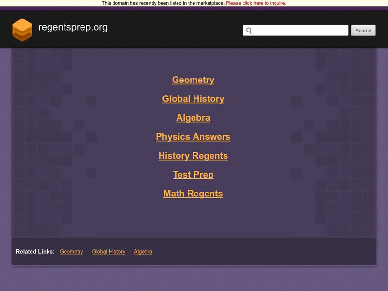 Regents Exam Prep Center: Interactive Games and Puzzles for Geometry Interactive Regents Exam Prep Center: Interactive Games and Puzzles for Geometry Interactive