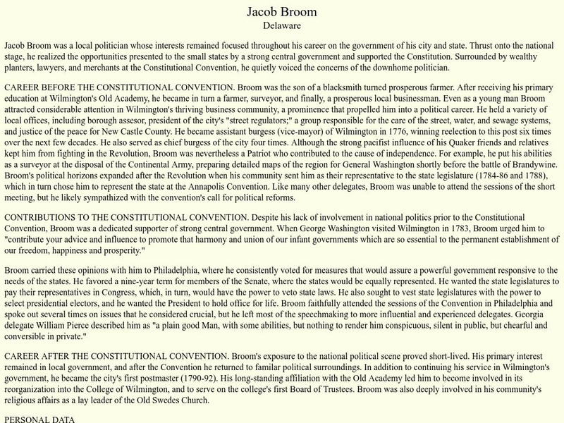 U.s. Army Center of Military History: Jacob Broom eBook