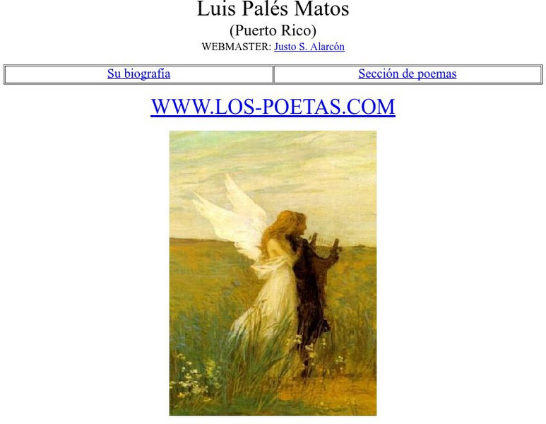 Los Poetas: Luis Pales Matos Website Los Poetas: Luis Pales Matos Website