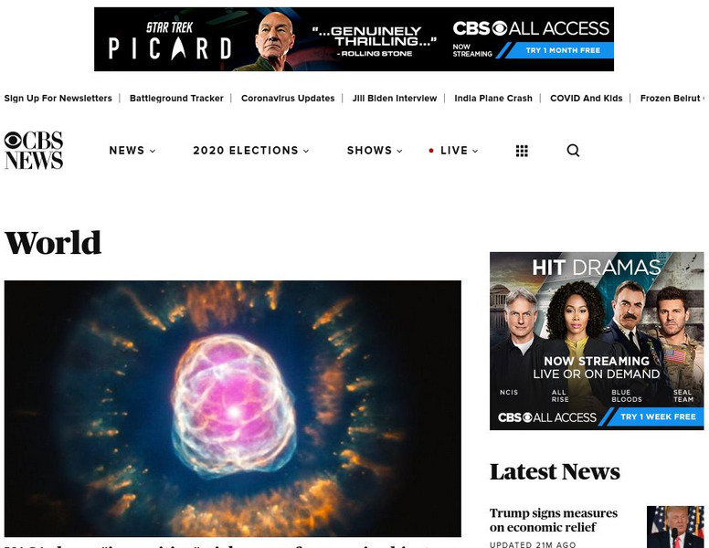 Cbs World News Website