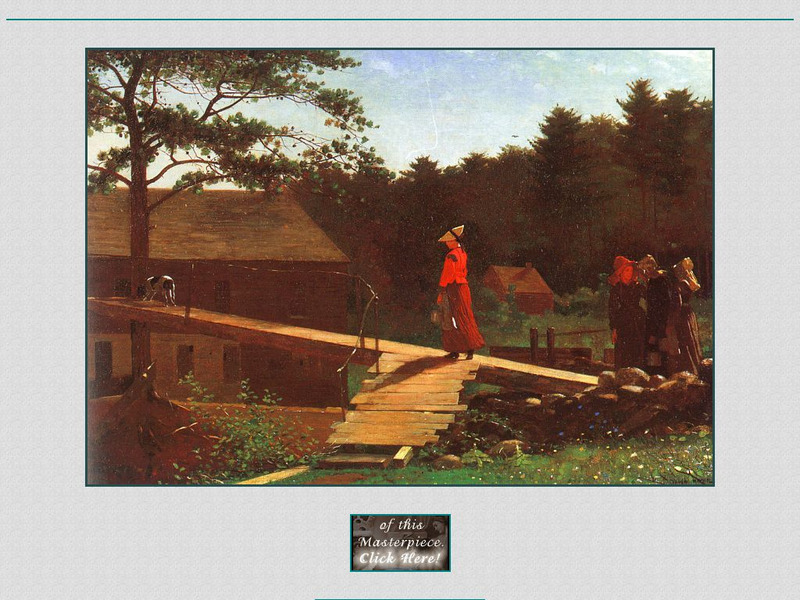 Carol Gerten Fine Arts: Winslow Homer: The Morning Bell Graphic Carol Gerten Fine Arts: Winslow Homer: The Morning Bell Graphic