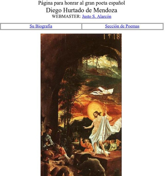 Los Poetas: Diego Hurtado De Mendoza Website