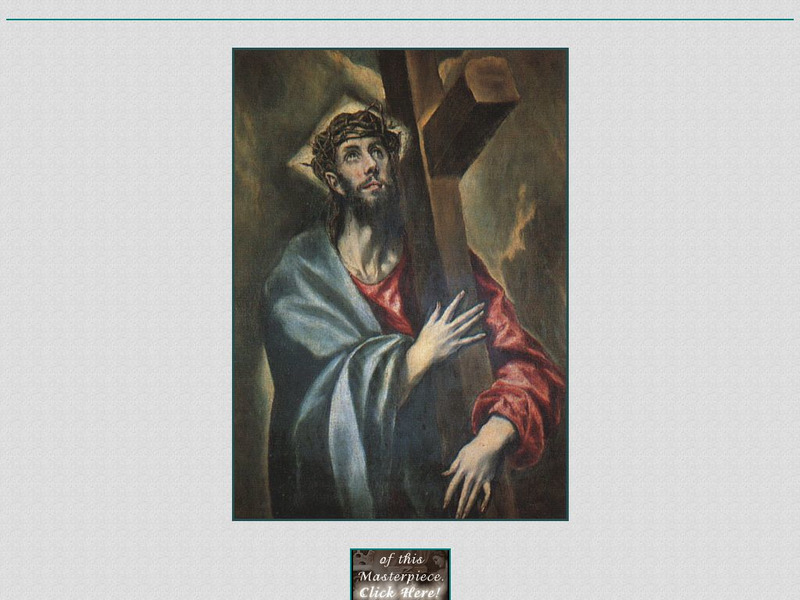 Carol Gerten Fine Arts: El Greco: Christ Carrying the Cross Graphic Carol Gerten Fine Arts: El Greco: Christ Carrying the Cross Graphic