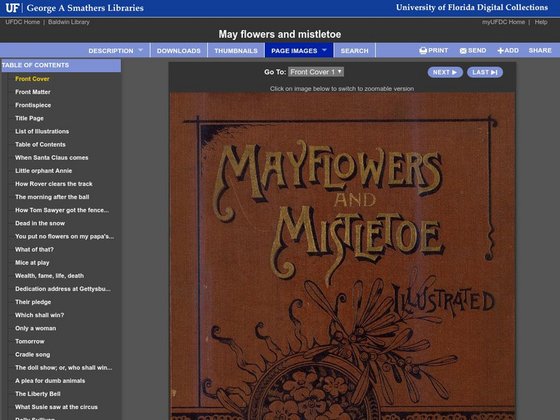Baldwin Library: May Flowers and Mistletoe by Juvenile Publishing Co. Primary